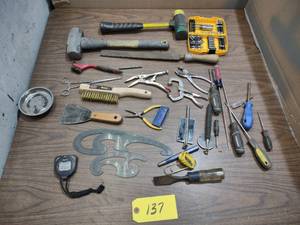 lot 137 image: Assorted Tools...