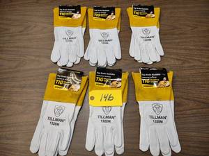 lot 146 image: (6) Pairs of Tillman Tig Welding Gl...