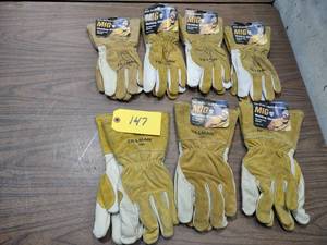 lot 147 image: (7) Pairs of Tillman Mig Welding Gl...