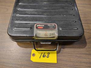lot 168 image: Peloze 250 lb. Shipping Scale...