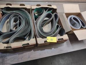 lot 181 image: Assorted New & Used 3 x 72 Sandin...