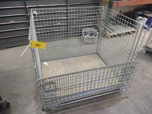 lot 191 image: Wire Basket, 48x42, 4000 lb. Capaci...