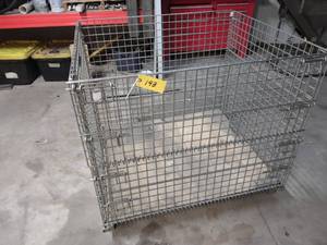 lot 193 image: Wire Basket, 48x42, 4000 lb. Capaci...