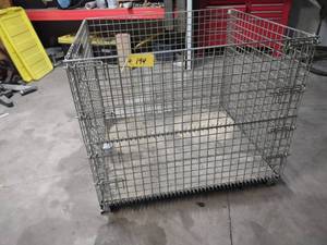 lot 194 image: Wire Basket, 48x42, 4000 lb. Capaci...