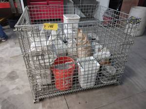 lot 195 image: Wire Basket, 48x42, 4000 lb. Capaci...