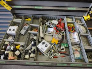 lot 217 image: Content of Drawer Including Plugs &...