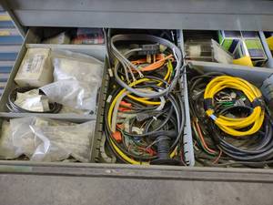 lot 218 image: Content of Drawer Including Plugs &...
