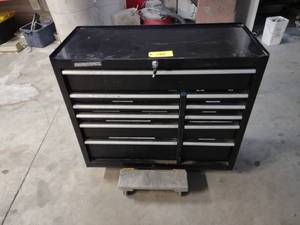 lot 199 image: Masterforce 11 Drawer Tool Cabinet