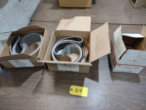 lot 319 image: 3 x 79 Sander Belts...