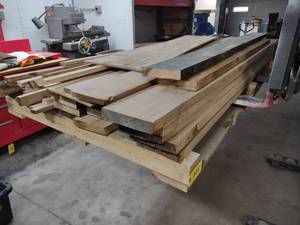 lot 338 image: Assorted Lumber (Mostly Rough Sawn ...