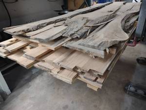 lot 339 image: Assorted Lumber (Mostly Rough Sawn ...