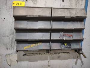 lot 350 image: (2) Wall Mount Cabinets with Abrasi...