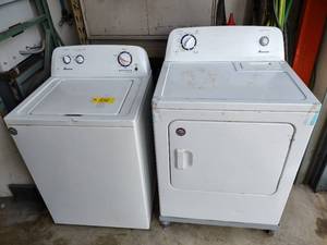 lot 348 image: Amana Washer & Dryer, Works...
