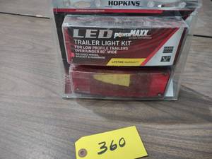 lot 360 image: Hopkins LED Trailer Light Set...