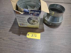 lot 372 image: Suncourt 8 In-Line Duct Fan & Redu...