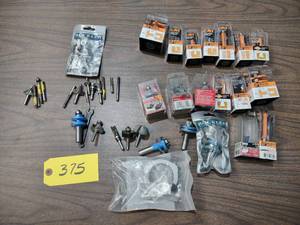 lot 375 image: Assorted Router Bits...