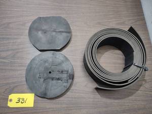 lot 381 image: Rubber Pads & Belting...