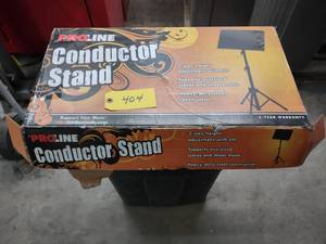 lot 404 image: Proline Conductor Stand...