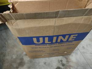 lot 405 image: Uline S-18247 30x30x30 Wood Crate...