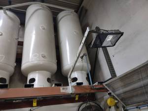 lot 9 image: Air Expansion Tank, Skid Mounted...