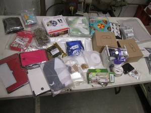 Lot of household, jumprope, pool, d...
