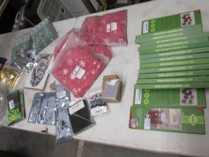 Canning lids, curtains, stickers, d...