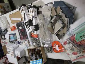 Sanding belts, spray bottles, craft...