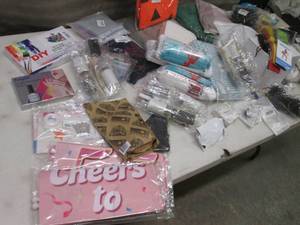 Huge lot of dcor, clothes, masks,...