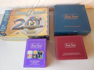 lot 22 image: Box Of 4-Trivial Pursuit Games