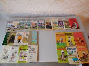 lot 27 image: Box Of Tumbleweeds, B.C., Gary Trudeaus Doonesbury Books