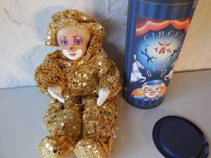 lot 32 image: Tati Circus Clown Doll-Collectible