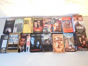 lot 36 image: Lot Of 16 VHS Movies