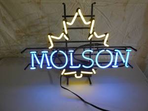 lot 41 image: Molson Neon Sign