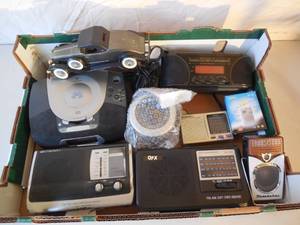 lot 71 image: Box Full Of Radios