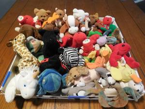 lot 89 image: Box Lot Of Beanie Babies