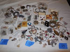 lot 133 image: Box Of Costume Jewelry