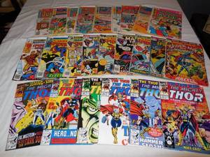 lot 137 image: Comic Books 6-Thor, 9-Spiderman, 9-Archie