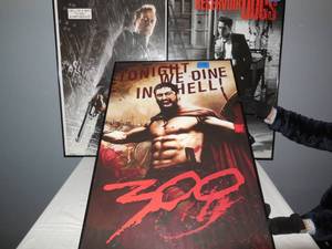 lot 146 image: 3-Movie Posters 300, sin City, Reservoir Dogs