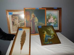 lot 156 image: 5-Pictures Some Religious