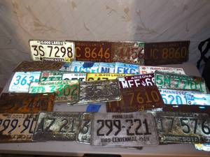lot 181 image: Lot Of About 35 License Plates