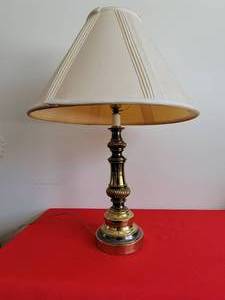 lot 92 image: Traditional Candle Stick Lamp