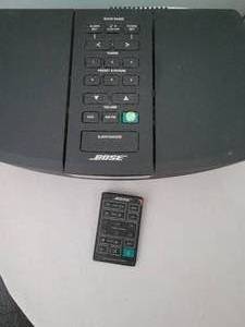 lot 10 image: Bose Sound Wave Radio  Black with Remote
