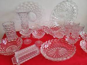 lot 54 image: Fostoria American Clear Glass Collection, a