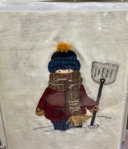 lot 120 image: Charlies Snow Days by Sandi Tundel Book of Completed Needlepoint Panels