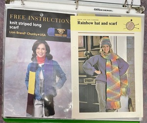 lot 124 image: Book Full of Hat, Scarf and Sweater Knitting Patterns