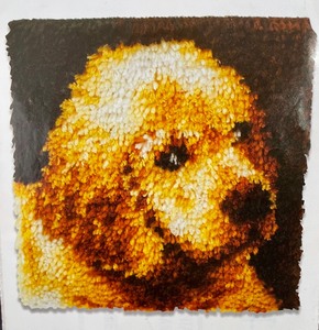 lot 126 image: New Puppy Love Latch Hook Rug Kit