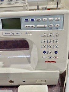 lot 149 image: Janome Memory Craft 6600P Sewing Machine