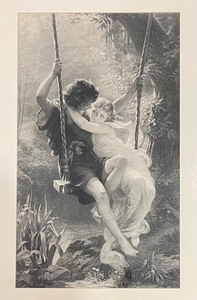 lot 162 image: Springtime Framed Print by Pierre Auguste Cot