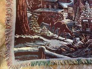 lot 207 image: Deer Themed Throw