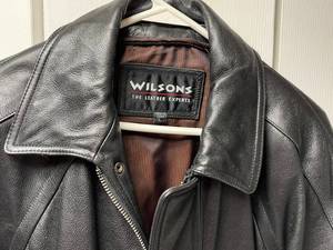 lot 211 image: Wilsons Lined Leather Mens Jacket